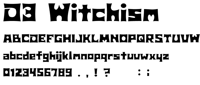 D3 Witchism font